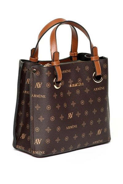 Armine 247 Brown Printed Women's Bag