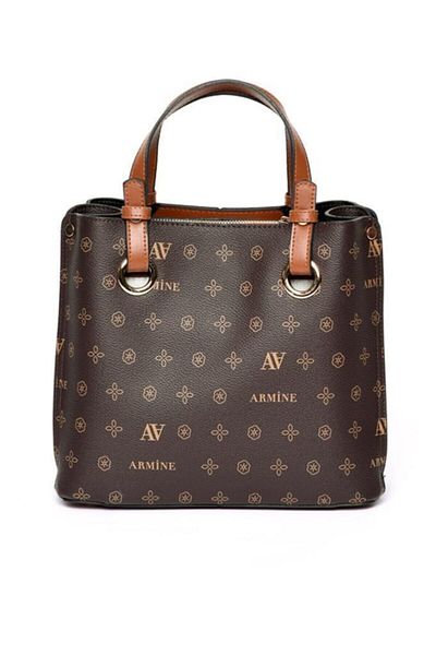 Armine 247 Brown Printed Women's Bag