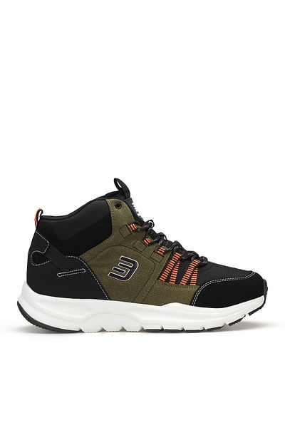 DARK SEER Schwarzer, khaki-orangefarbener Herren-Sneaker