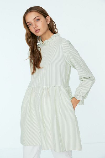 Trendyol Modest Tuniken - Grün - Oversized