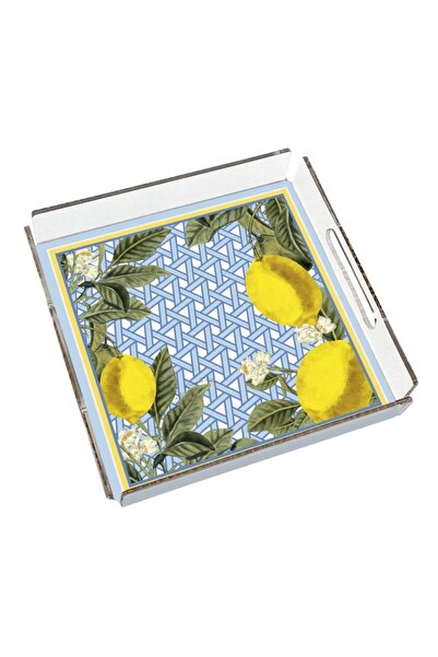 VİTELLİ Hazeran Lemon 40X40 Plexi Tray