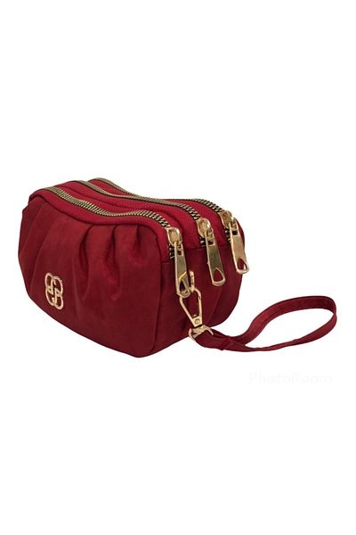 samilon Women's Krinkil 3 Compartment Hand Wallet