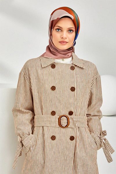 Armine Νέα σειρά Nostalgia - Μεταξωτό Twill Hijab Κασκόλ Nağme 8301d-82