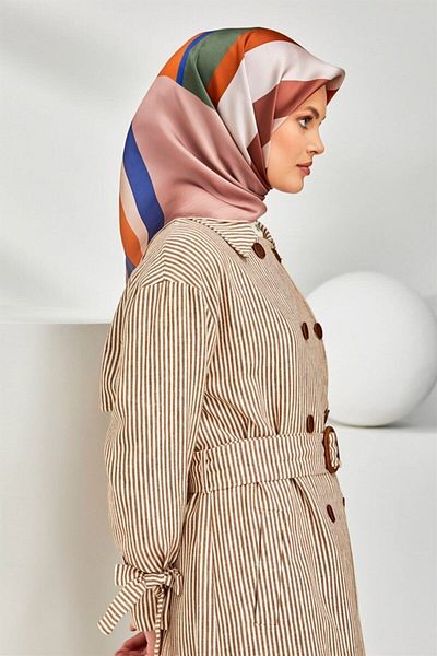 Armine Νέα σειρά Nostalgia - Μεταξωτό Twill Hijab Κασκόλ Nağme 8301d-82