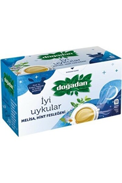 Doğadan Bitki Çayı Iyi Uykular Melisa Hint Fesleğeni 18'li