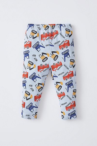 DeFacto Baby Boy Business Machine Patterned Long Sleeve Cotton Pajama Set