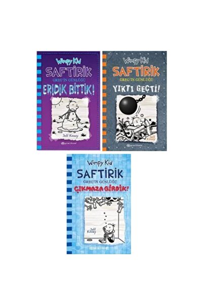 Epsilon Yayınevi Saftirik Wimpy Kid 13-15. Kitaplar Set  Jeff Kinney