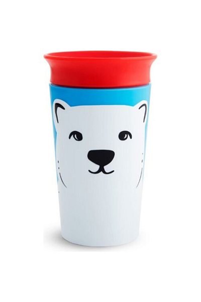 Munchkin Miracle Wildlove Unisex Baby Exercise Cup with Bear Figure 266 ml