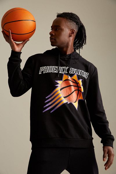 DeFacto Fit Nba Phoenix Suns Regular Fit Hooded Soft Fuzzy суичър