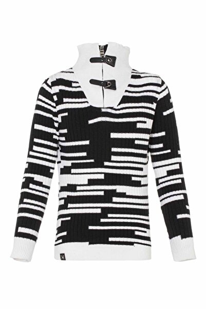 Cipo&Baxx Bp105 Double Collar Gray Children's Sweater