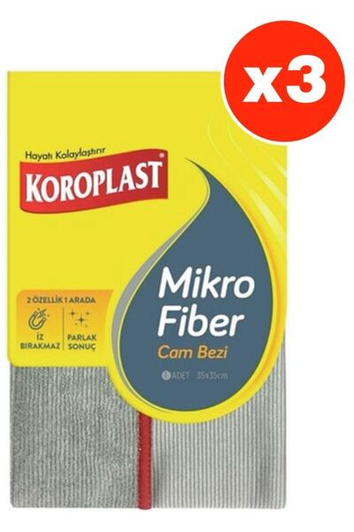 Koroplast Krpa od mikrofibre za staklo
