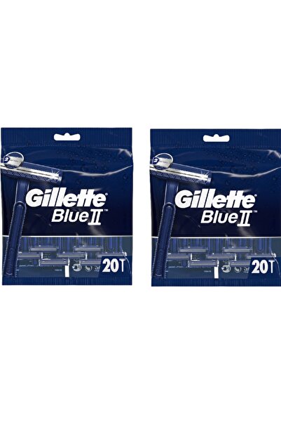 Gillette Blue 2 Використовуйте - 20-пакетний набір великого розміру бритви X ...