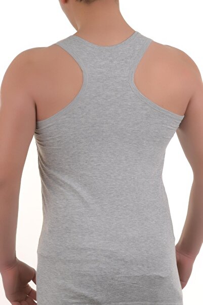 Şahinler Men's Wide Strap Sports Undershirt 4 Pieces