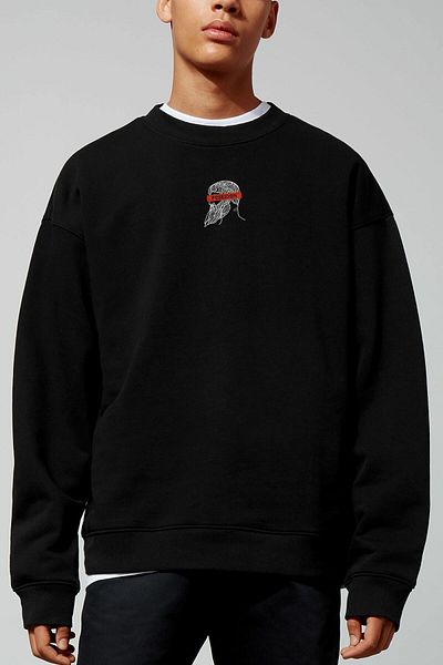 Pasage Μαύρο φούτερ Azurco Oversize Poseidon