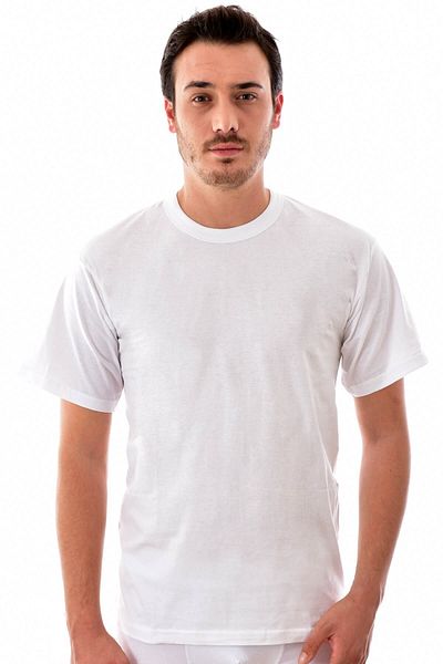 Seher Ανδρικό εσώρουχο Crew Neck White 6 τεμαχίων Mrt0003b6