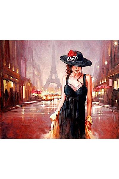 MARCEL SANAT 61x51 Cm Love in Paris Diamond Mosaic Painting