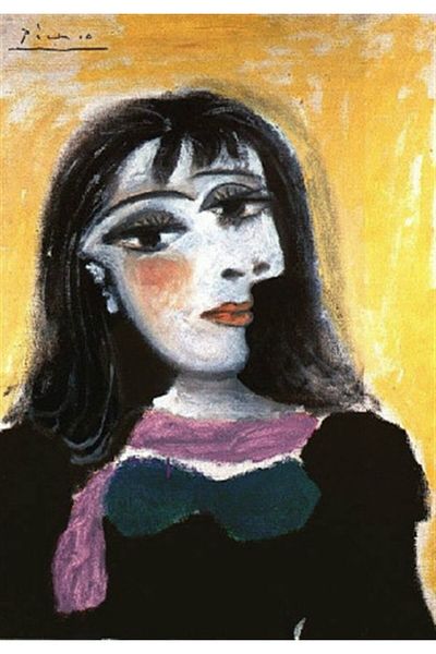 Marcel Kristal Tablo Picasso Dora Maar, 1937 Diamond Mosaic Painting 41X58Cm