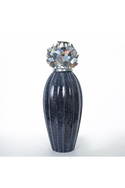 Vitale Sapphire Glass Decorative Vase