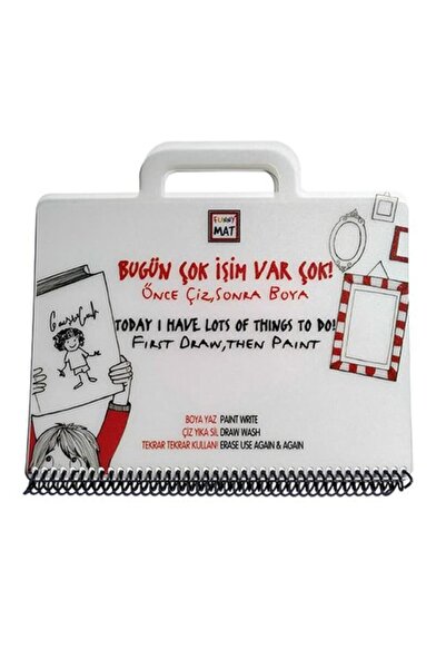 Akademi Çocuk Funny Mat Mini Set Bugün Çok Işim Var Çok 1163