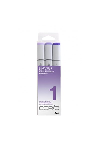 Copic مجموعة رسم مكونة من 3 قطع Color Fusion 1