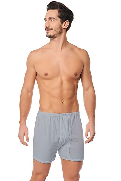 Seher Men's Gray 6-Piece Cotton Cuffed Panties Mrt0006g6