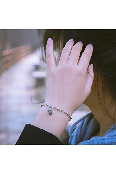 The Collection Mıknatıslı Kalp Sevgili Çift Bilekliği Kalp Bileklik