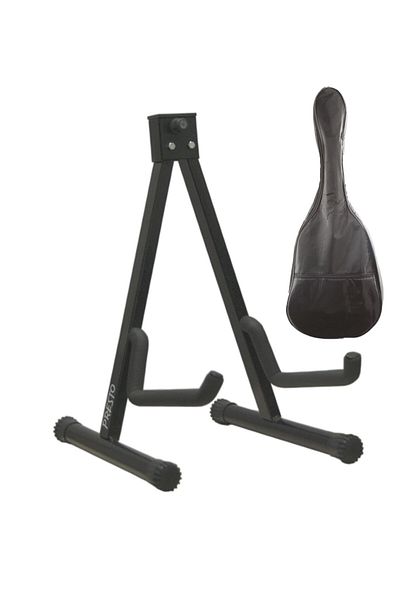Presto Prs-01 Guitar Stand Stand And Acoustic Guitar Case