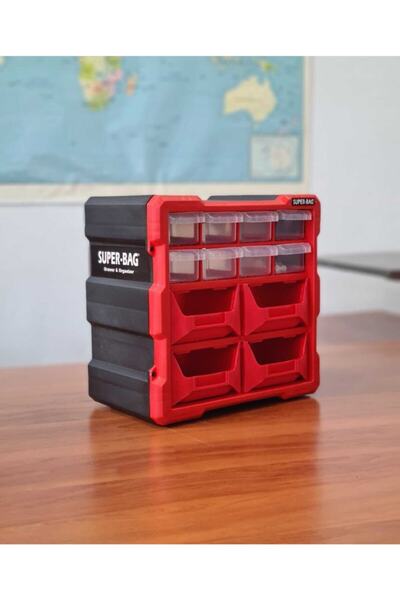 Superbag Monoblok Avadanlık Ve Çekmece 12'li Set Hobby Organizer