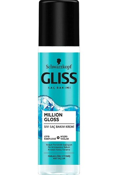 Gliss Schwarzkopf Million Gloss Liquid Conditioner 200 Ml 1 Pack