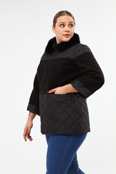 Cristina Furry Cashmere Coat