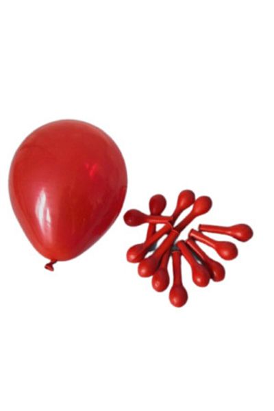 kidspartim 100 Piece Balloon Pastel Red 6 Inc