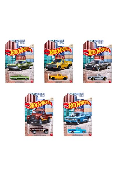HOT WHEELS مجموعة سيارات بيك اب ذات طابع خاص مكونة من 5 سيارات