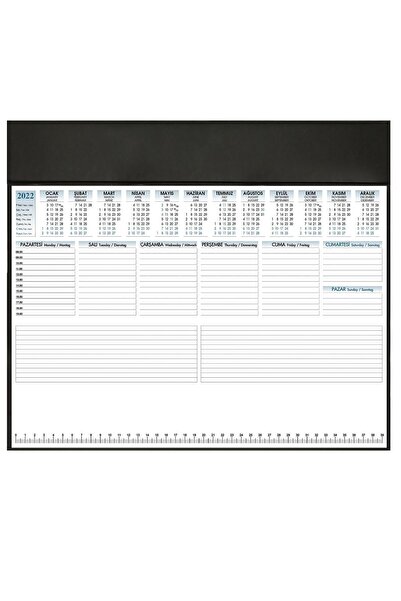 KESKİN COLOR Keskin 28x40 2022 Haftalık Masa Sümeni Bialalı Altlıklı (aj-68)