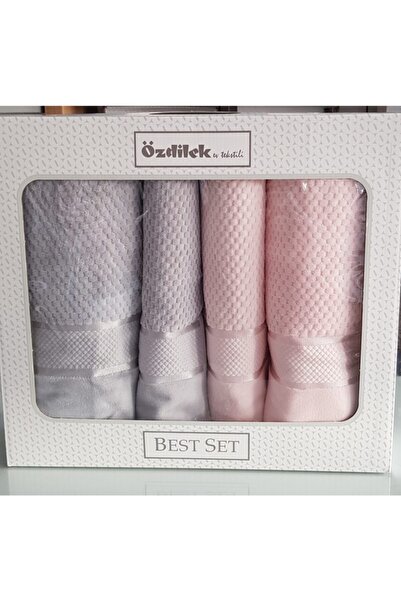 Özdilek Σετ Λουτρού Μπάνιου Bright (γκρι-πούδρα)