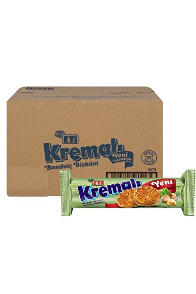 Eti بسكويت ساندويتش كريم بالبندق 77 جرام × 24 قطعة