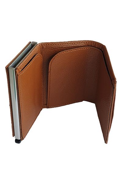 MKM MAN Plaid Automatic Card Holder Wallet