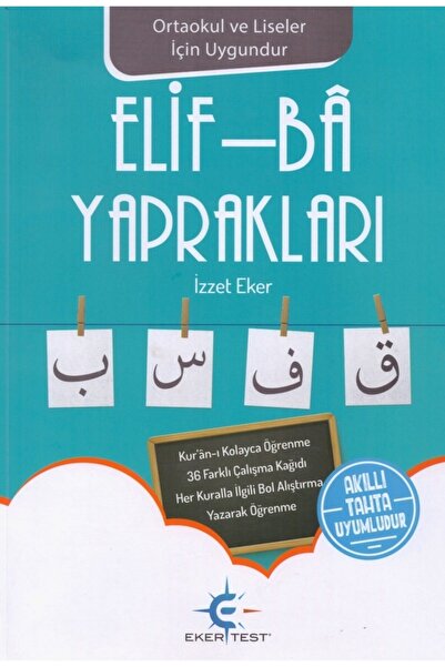 EKERTEST Yayınları Elif-ba Yaprakları