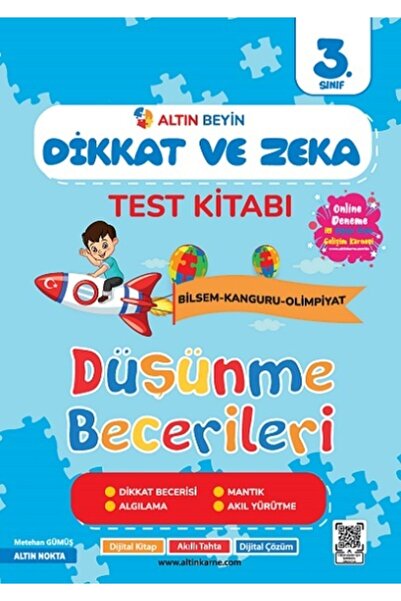 altın nokta 3. Sınıf Altın Beyin Dikkat Ve Zeka Kitabı