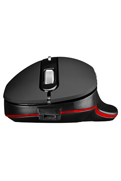 Everest Sm-w76 X-hurry 2.4ghz Siyah 6d Şarjlı Kablosuz Süper Sessiz Tuşlu Gaming Oyuncu Mouse