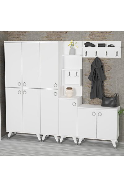 Kalender Dekor Sonia-1-2-3-4 Sn01 Ayakkabılık Vestiyer Portmanto