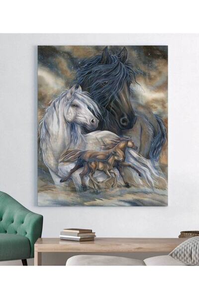 VeraStore At Resimli Kanvas Tablo