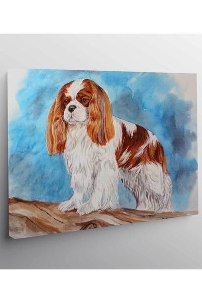 VeraStore Dog Illustrated Canvas Painting