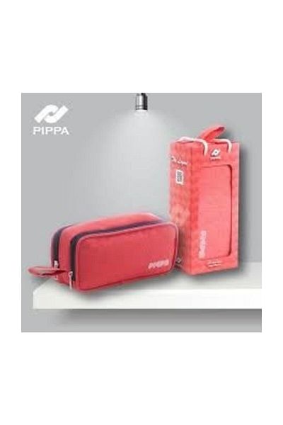 Pippa PENS BAG 2 ZIPPERS PINK -1IN QUALITY BOX