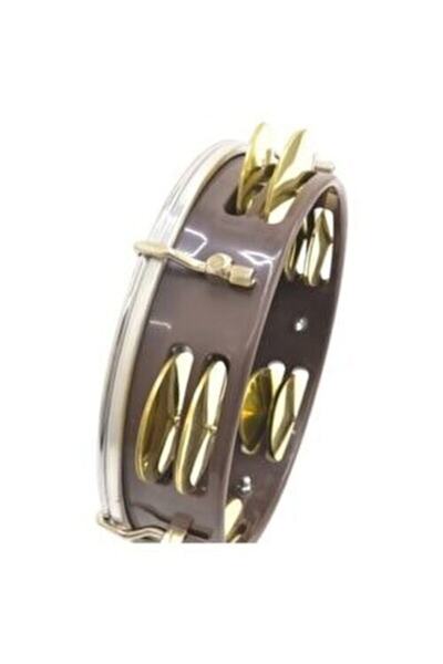 Mitello Kahve Renk Fiber Plastik Kasnak Profesyonel Arap Zilli Tef-prinç Zilli-kılıflı