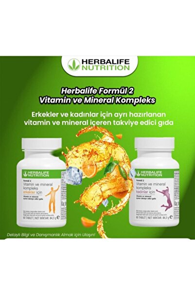 Herbalife Kadın Erkek Efsane Vitamin