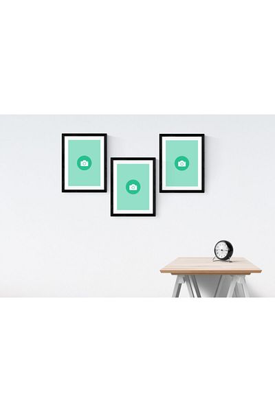 YED Frame Paspartulu 3-Piece 21X30 cm A4 Picture Frame Set for Sizes -