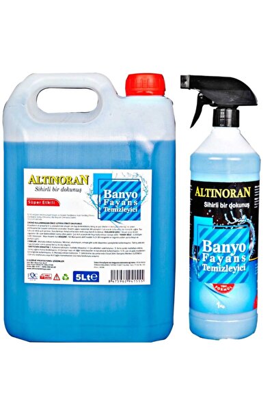 Altınoran Banyo Fayans Armatür Ve Yüzey Temizleyici 5lt-1lt Ekonomik Paket