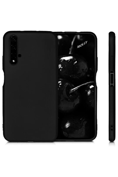 Molly Huawei Nova 5t Uyumlu Siyah Mat Silikon Kılıf