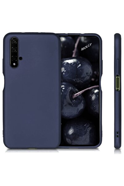 Molly Huawei Nova 5t Uyumlu Lacivert Mat Silikon Kılıf