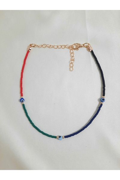İPAR AKSESUAR Afghan Beaded Women's Evil Eye Hal Hal